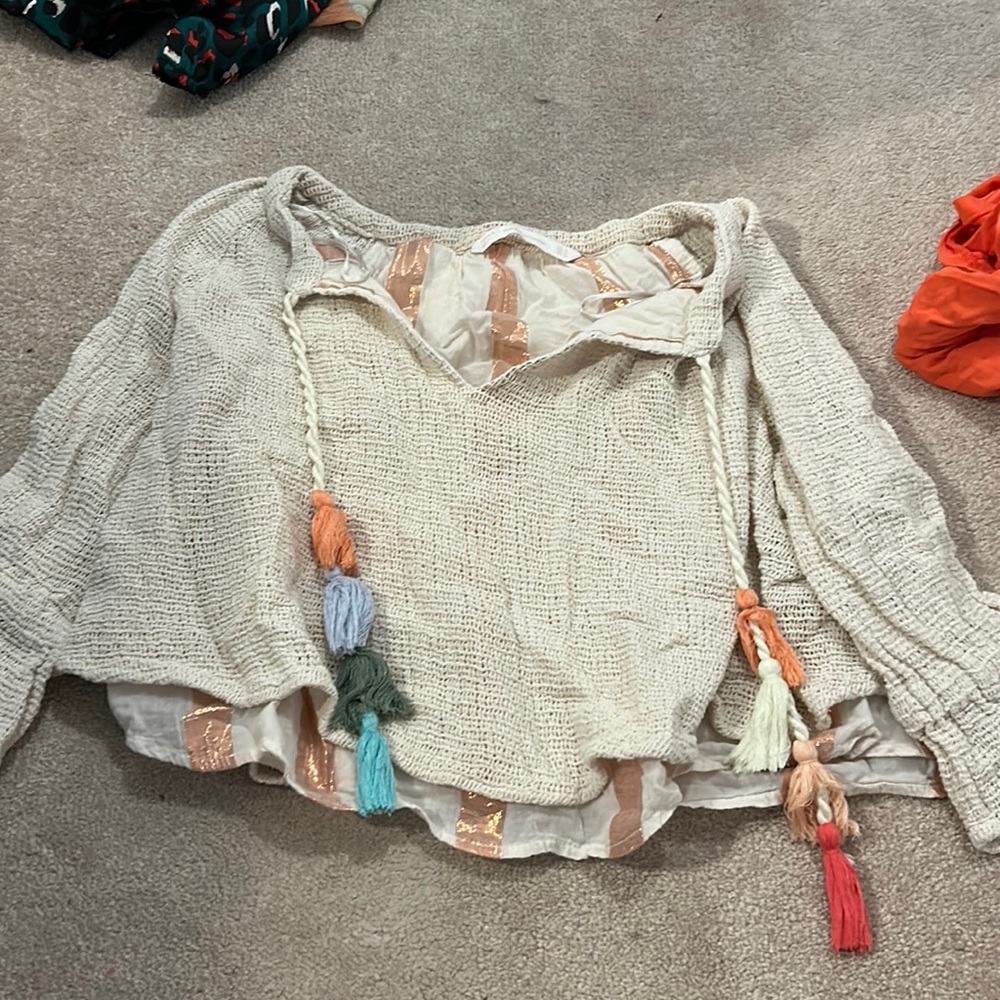 zara knit top